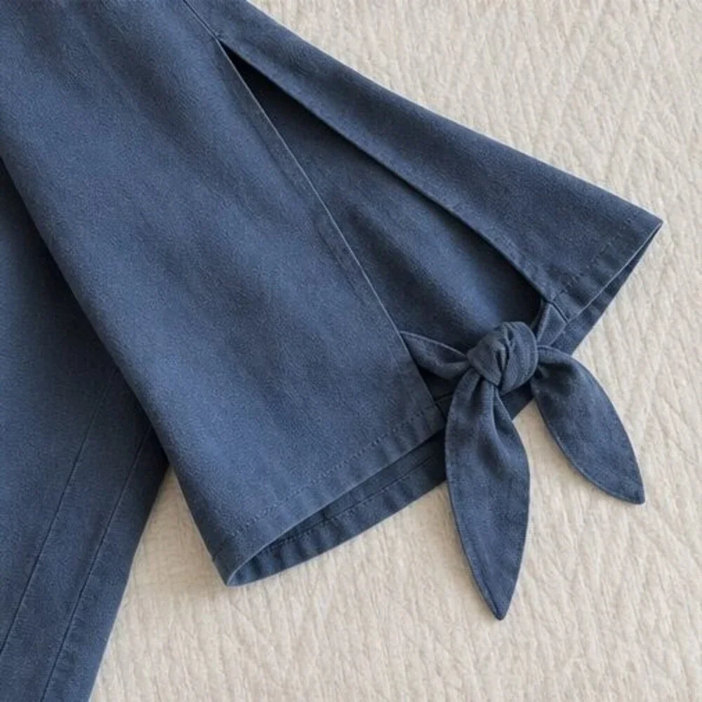 Olive Peplum Top